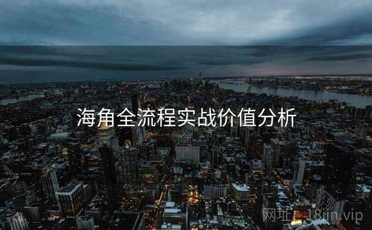 海角全流程实战价值分析