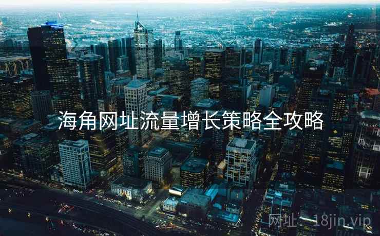 海角网址流量增长策略全攻略